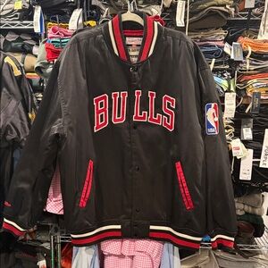 2010 Mitchell & Ness Black Bulls NBA Jacket